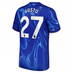 Günstige Fußballtrikots Chelsea Gusto 27 Heimtrikot 2024-25 Kurzarm